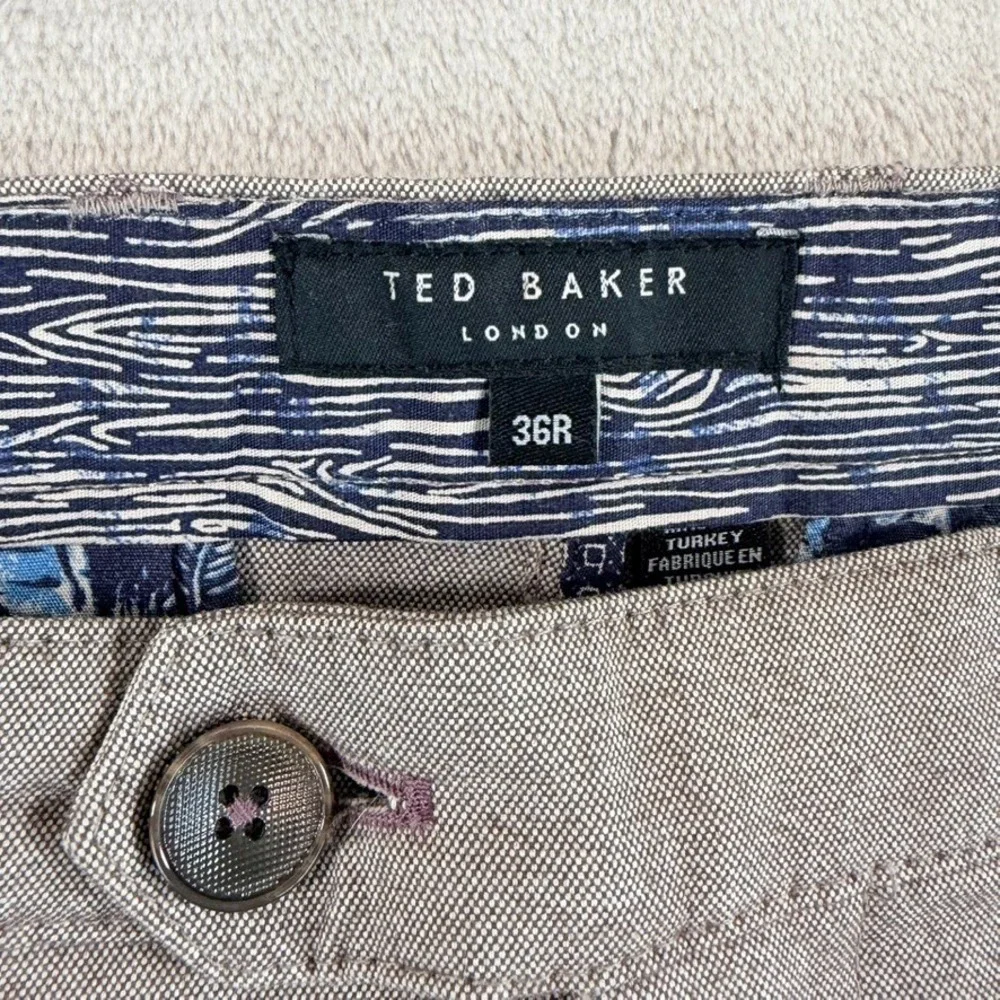 Ted‎ Baker London Volvek Classic Fit Trousers Pants in Brown Men 36Rx32 NWOT